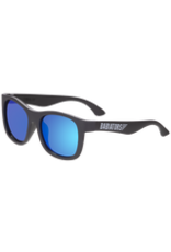 Babiators Polarized Navigators: Jet Black with Cobalt Mirrored Lenses