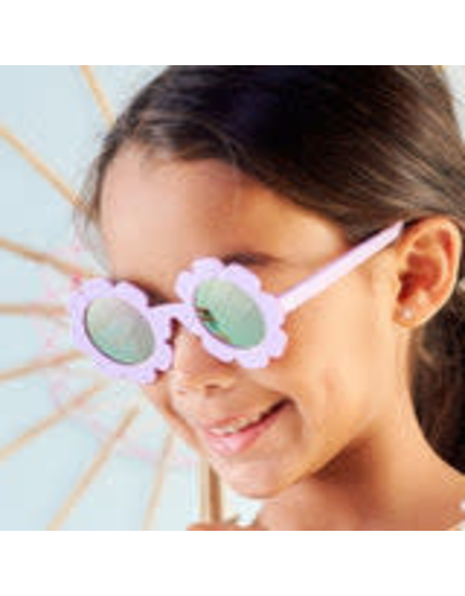 Babiators Polarized Flower: Irresistible Iris with Lavender Mirrored Lenses