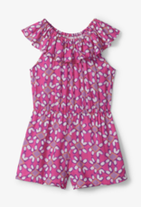 Hatley Shibori Flowers Shoulder Flounce Romper