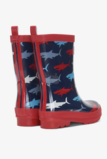 Hatley Hungry Sharks Shiny Rain Boots