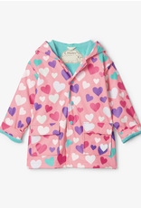Hatley Colourful Hearts Colour Changing Raincoat