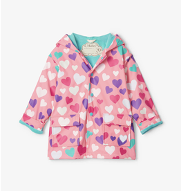 Hatley Colourful Hearts Colour Changing Raincoat