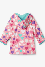 Hatley Colourful Hearts Colour Changing Raincoat
