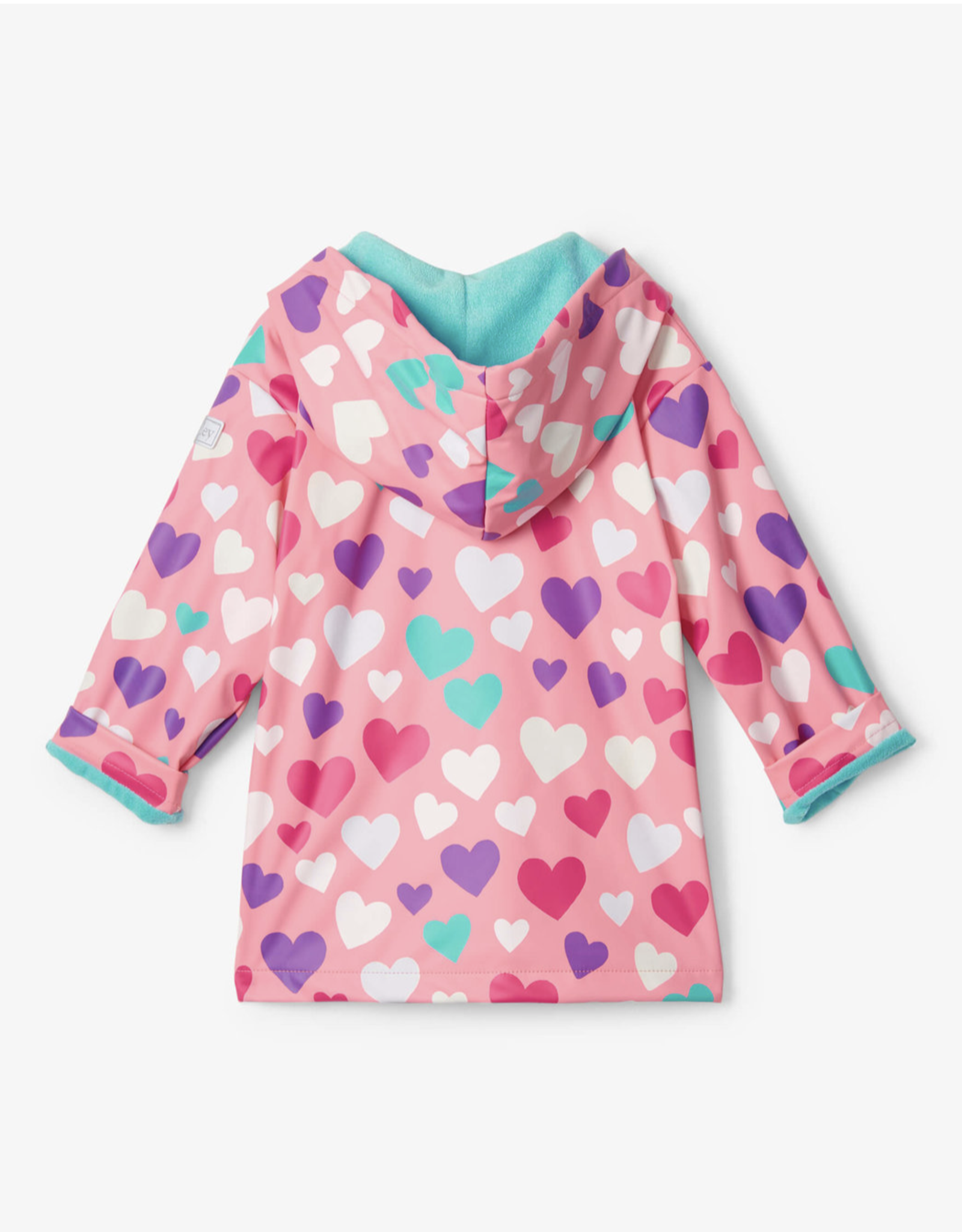 Hatley Colourful Hearts Colour Changing Raincoat