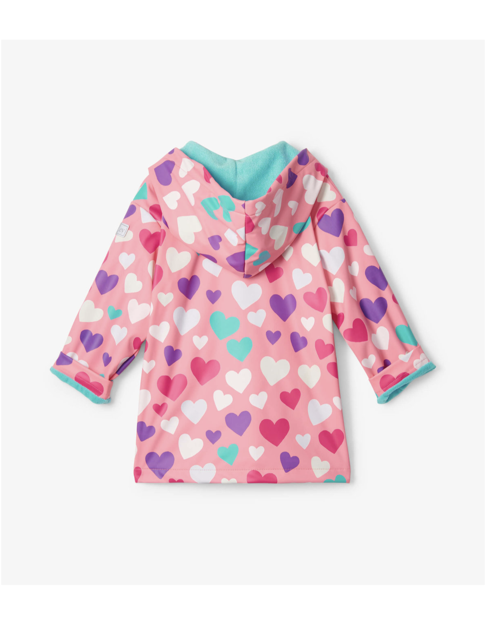 Hatley Colourful Hearts Colour Changing Raincoat