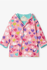 Hatley Colourful Hearts Colour Changing Raincoat