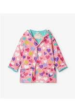 Hatley Colourful Hearts Colour Changing Raincoat