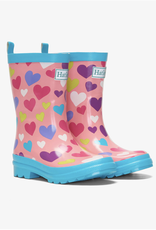 Hatley Colourful Hearts Shiny Rain Boots