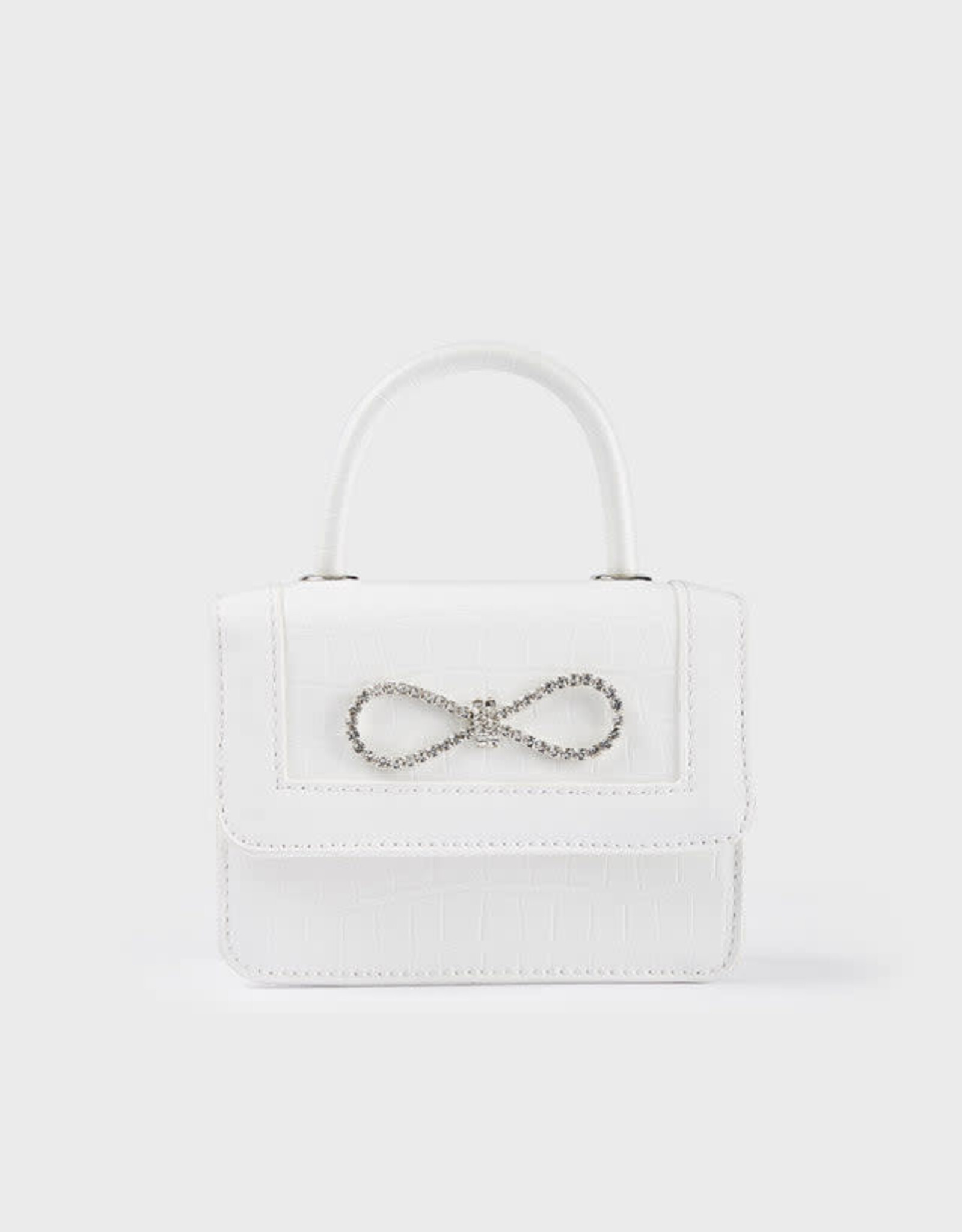 Mayoral White Diamond Handbag