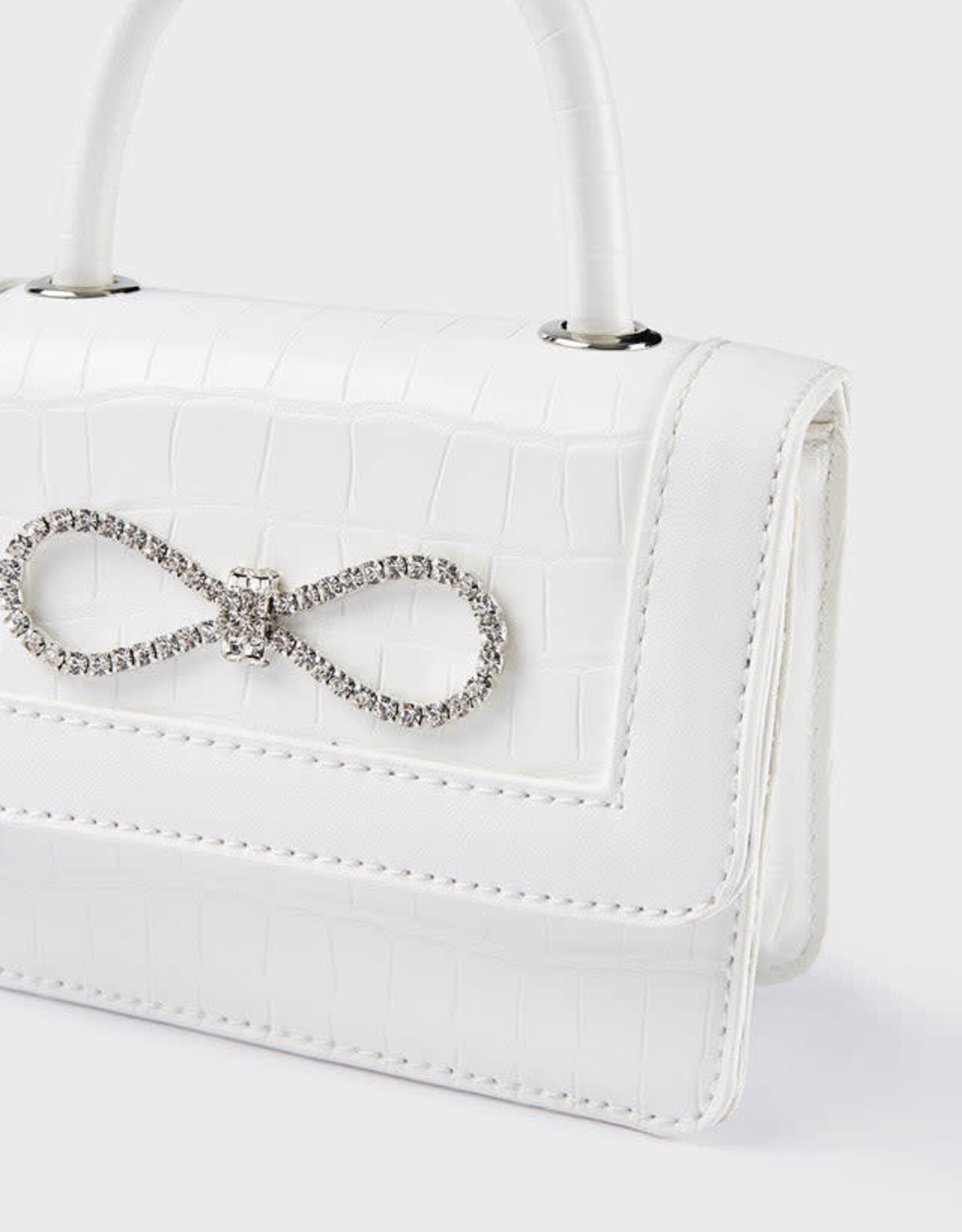 Mayoral White Diamond Handbag