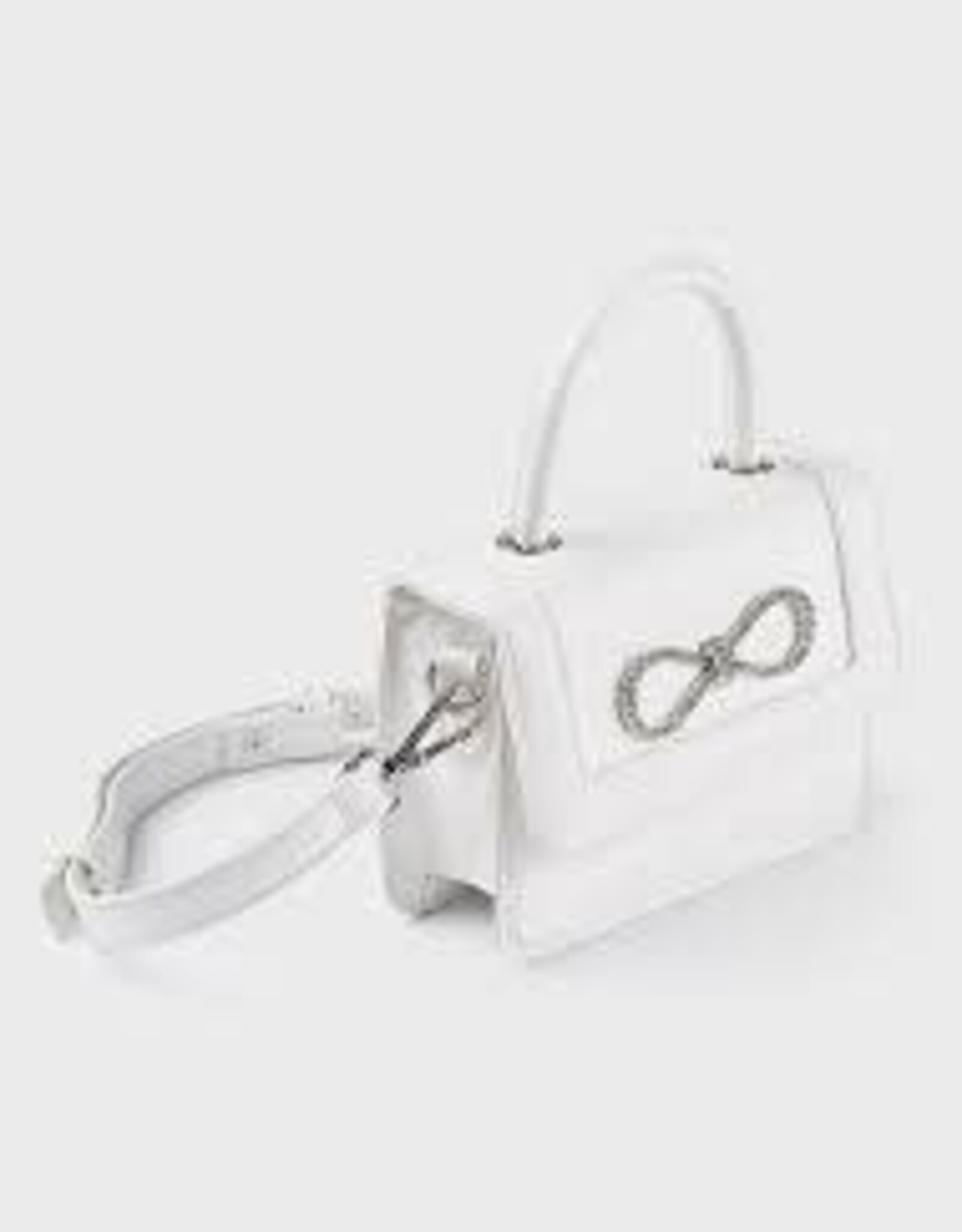 Mayoral White Diamond Handbag