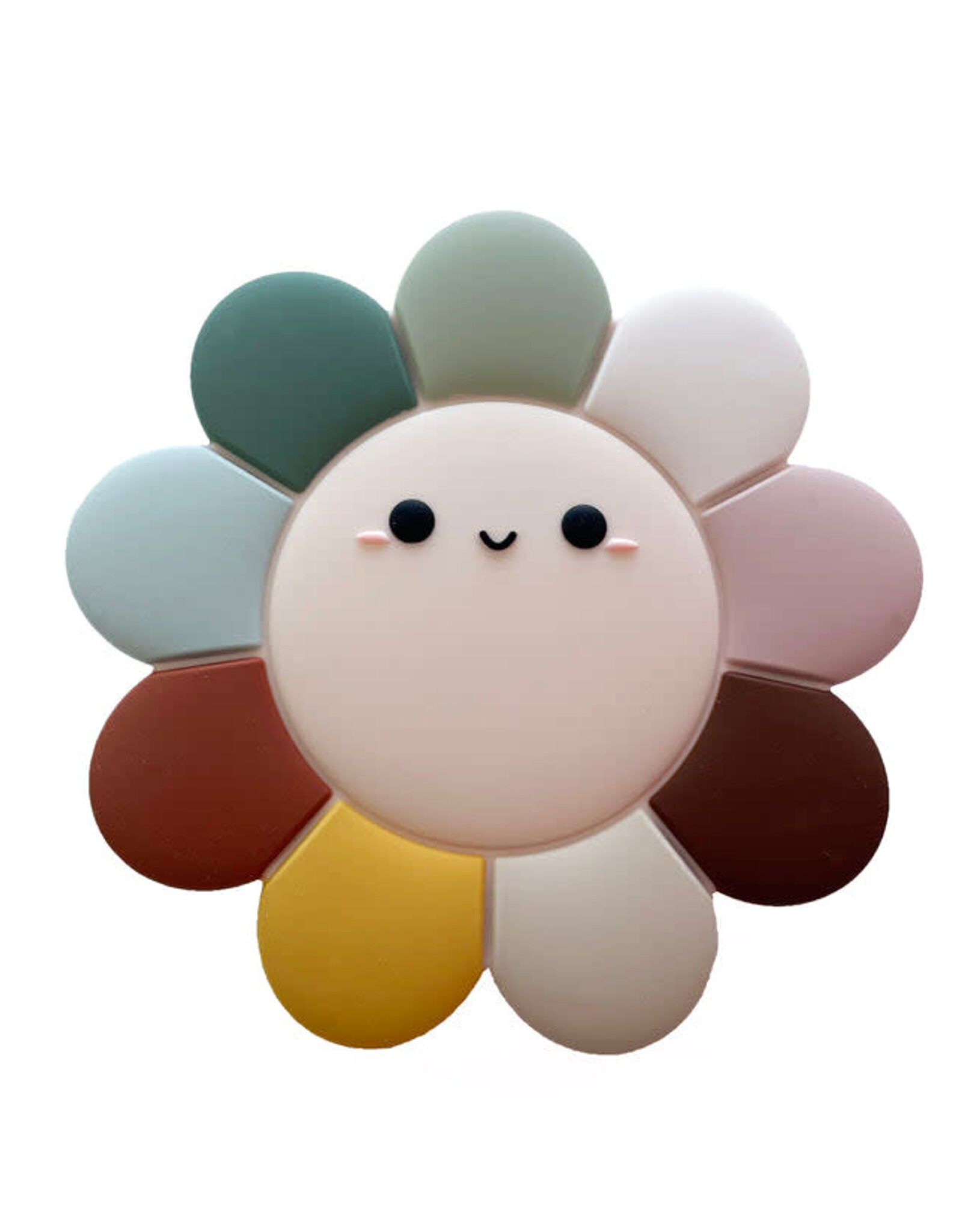 Loulou Lollipop Daisy Silicone Teether Multi