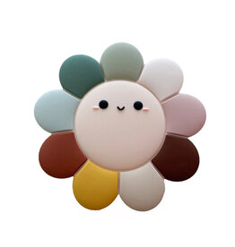 Loulou Lollipop Daisy Silicone Teether Multi