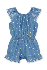 Little Me Chambray Romper