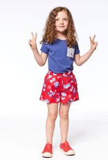 Deux Par Deux Lollipop Flowers Shorts