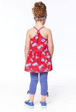 Deux Par Deux Lollipop Flowers Sleeveless Tunic