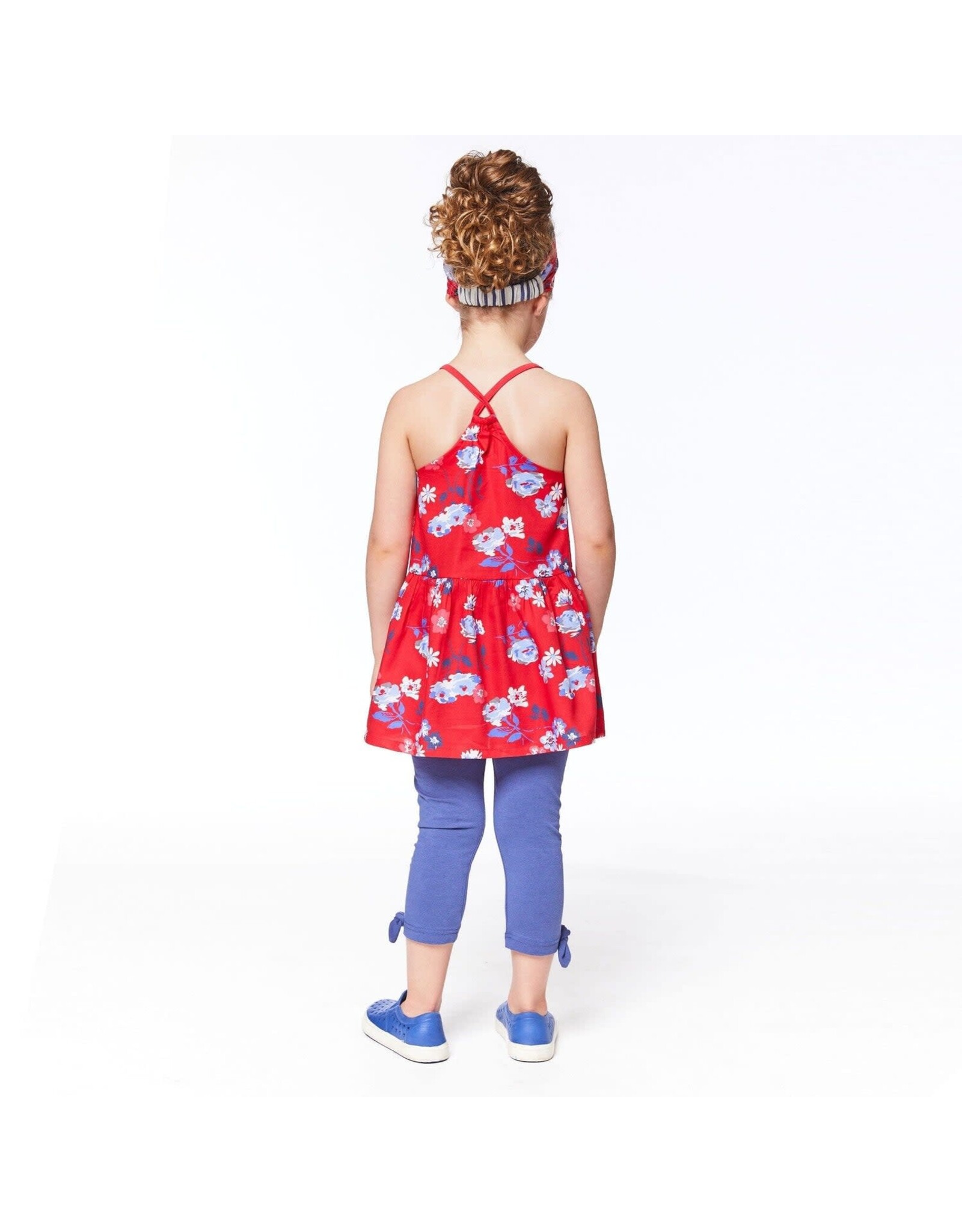 Deux Par Deux Lollipop Flowers Sleeveless Tunic