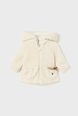 Mayoral Cotton Lined Baby Sweater w/Hood
