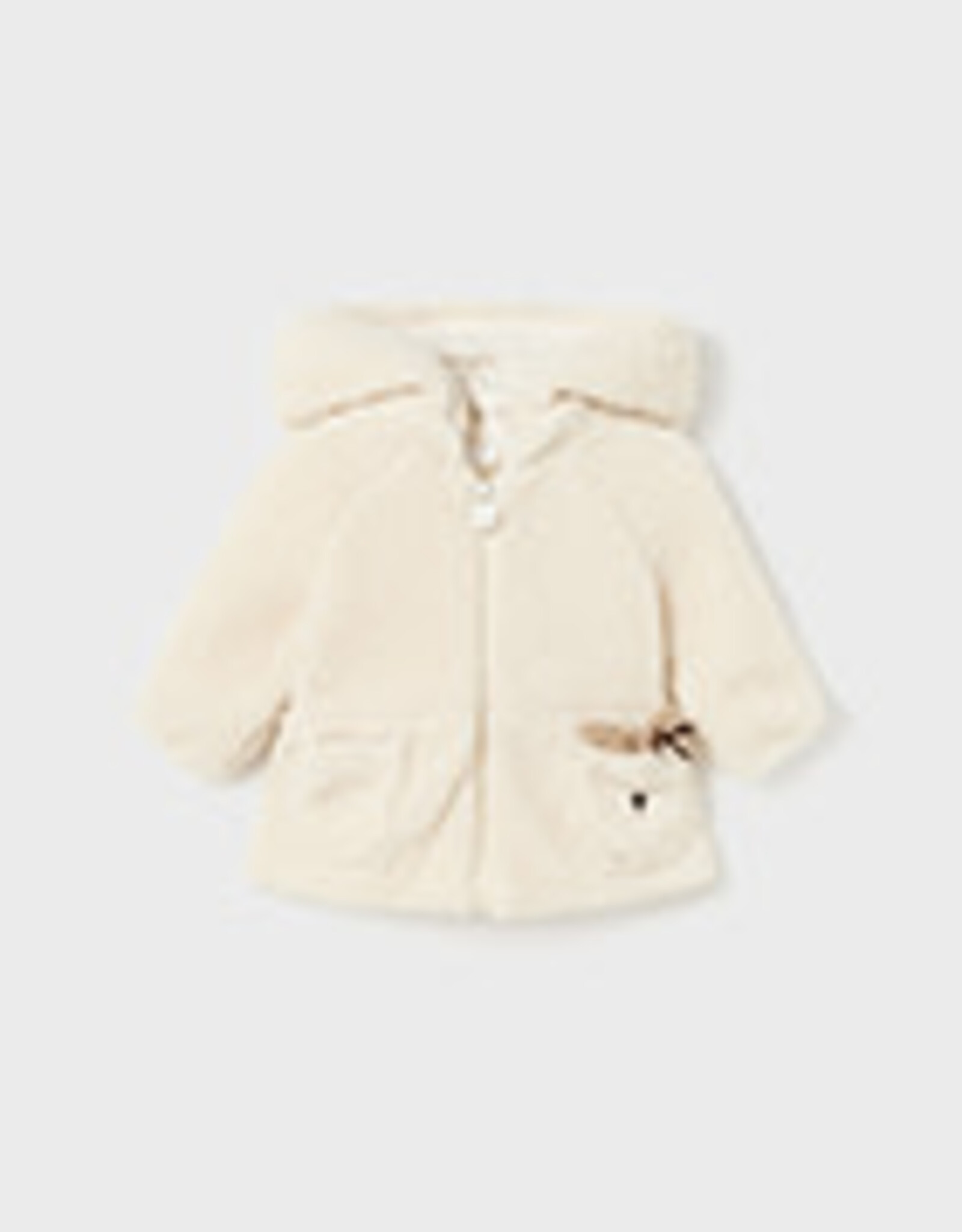 Mayoral Cotton Lined Baby Sweater w/Hood
