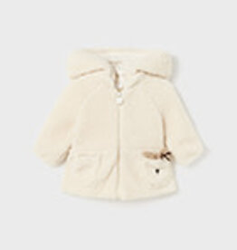 Mayoral Cotton Lined Baby Sweater w/Hood