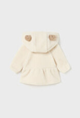 Mayoral Cotton Lined Baby Sweater w/Hood