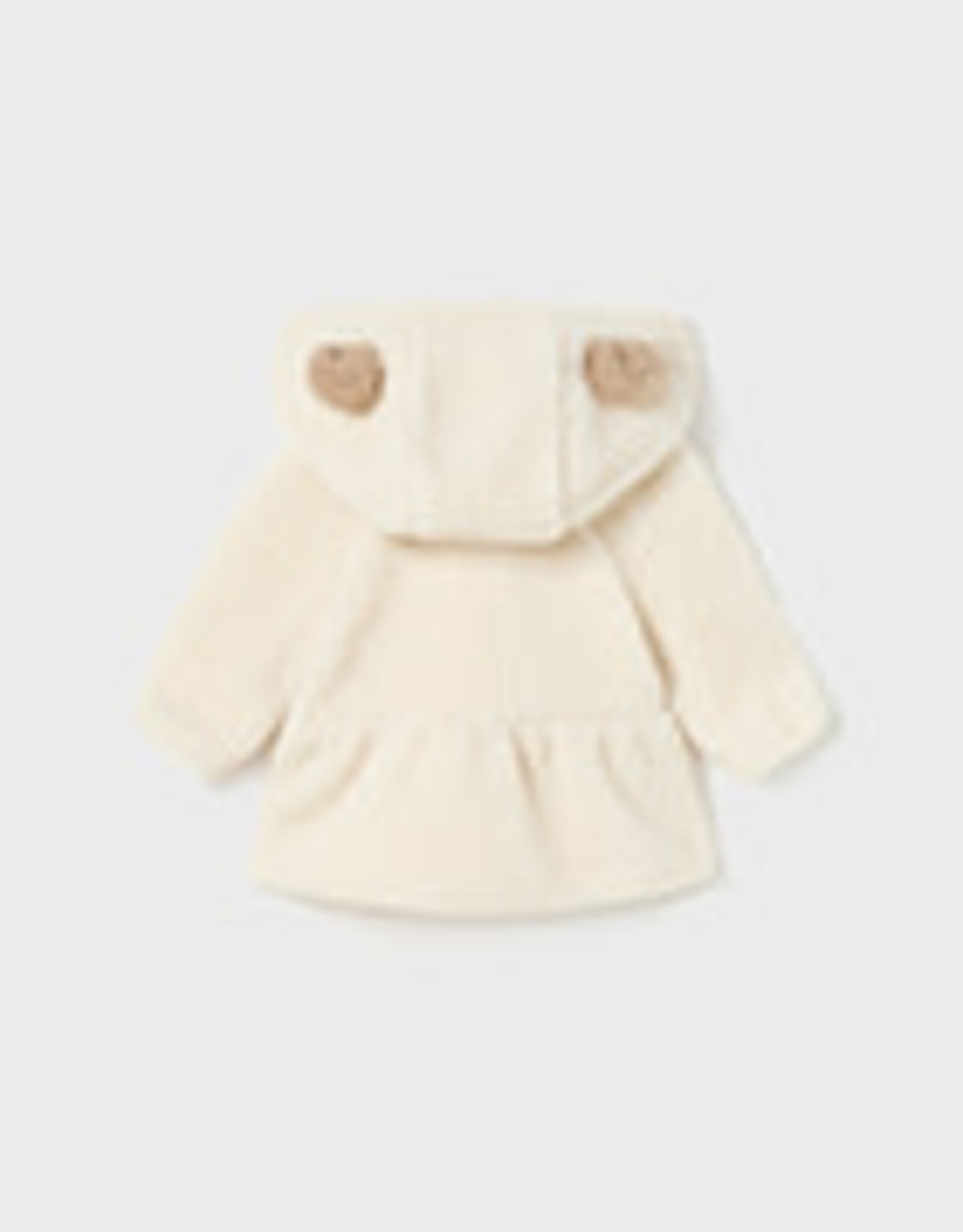 Mayoral Cotton Lined Baby Sweater w/Hood