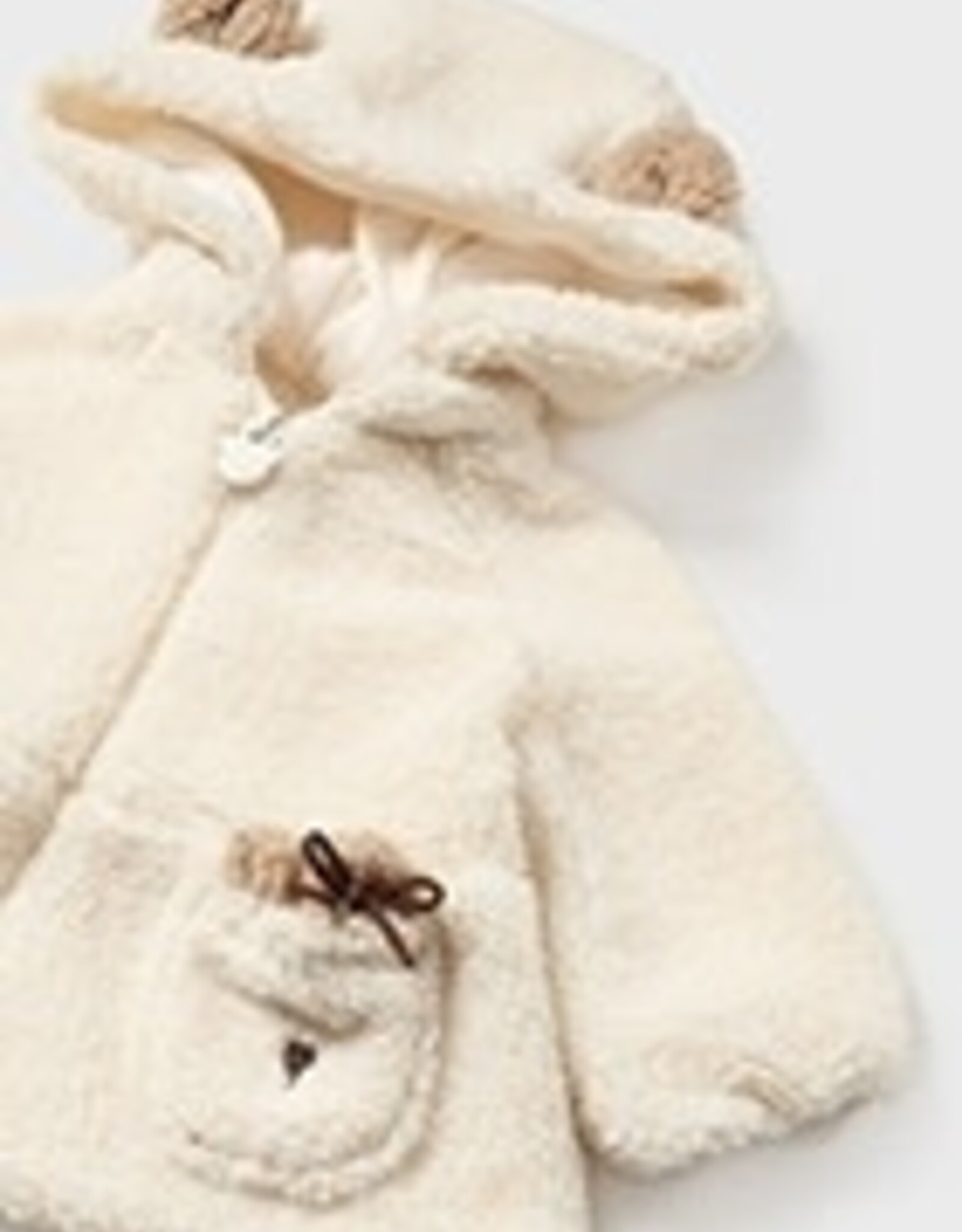 Mayoral Cotton Lined Baby Sweater w/Hood