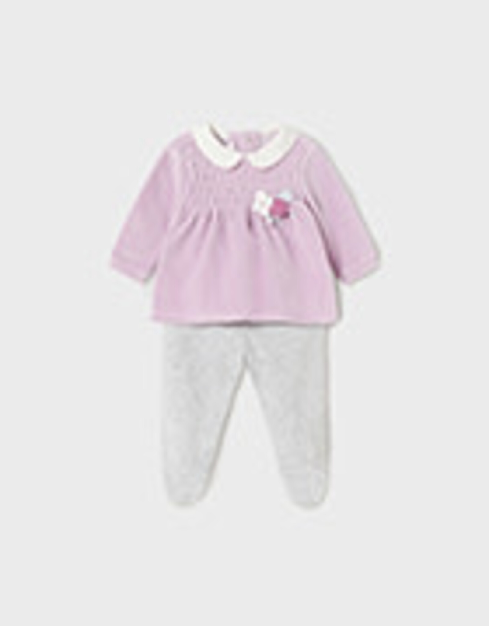 Mayoral Pearl Velour Set w/Leg Warmers