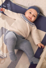 Mayoral Winter Blue Knit Baby Leg Warmer Set