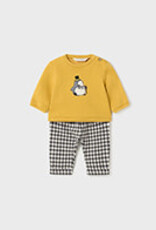 Mayoral Mustard Penguin Set w/Trousers