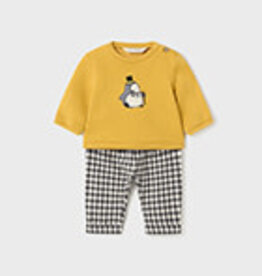 Mayoral Mustard Penguin Set w/Trousers