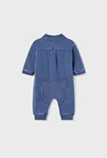 Mayoral Fleece Denim Bodysuit