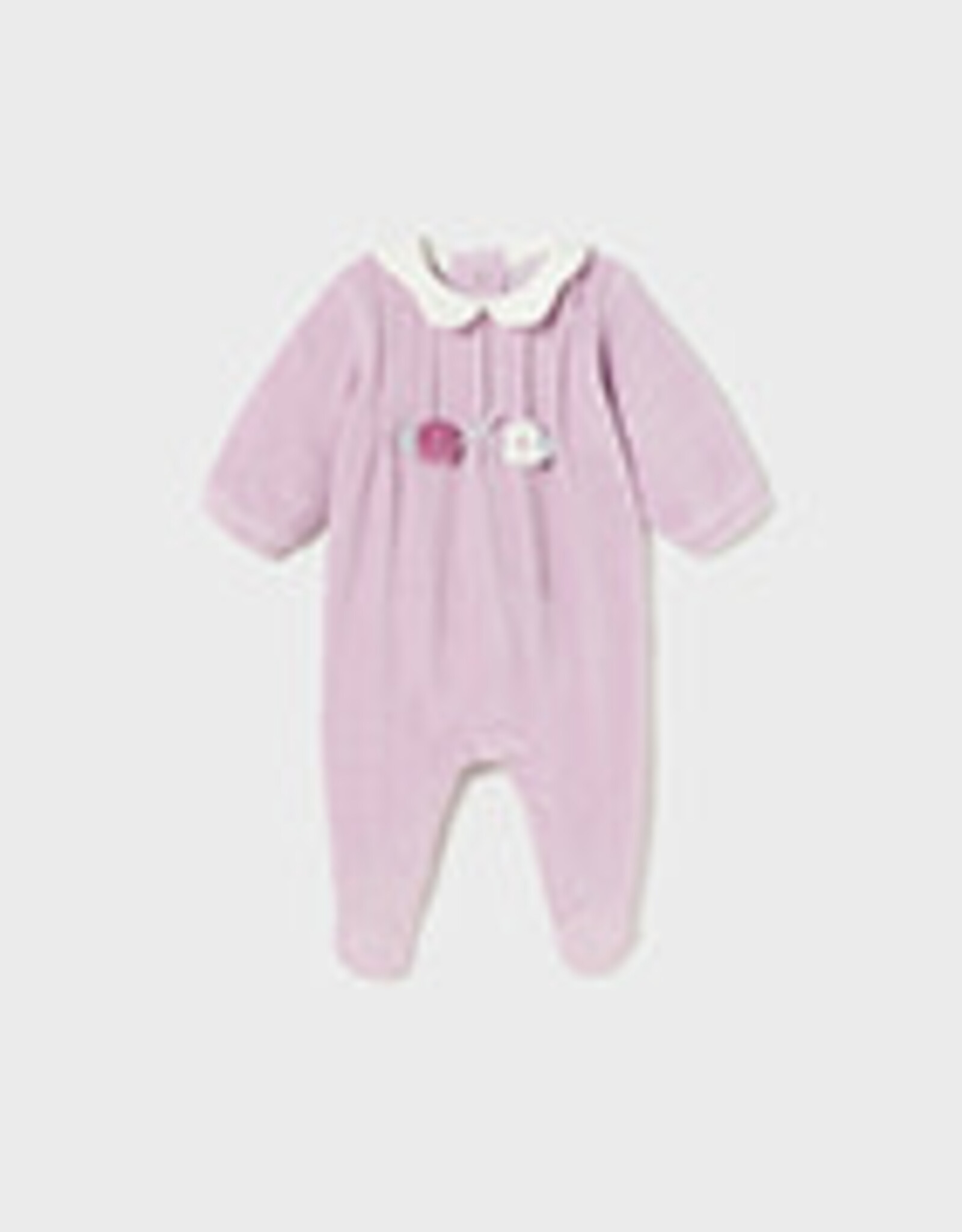 Mayoral Violet 2 Pc Velour Onesie