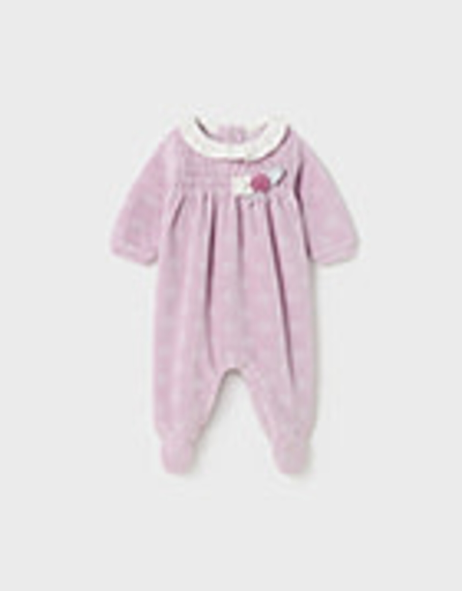 Mayoral Violet Velour Onesie