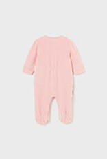 Mayoral Baby Rose Velour Bear Onesie