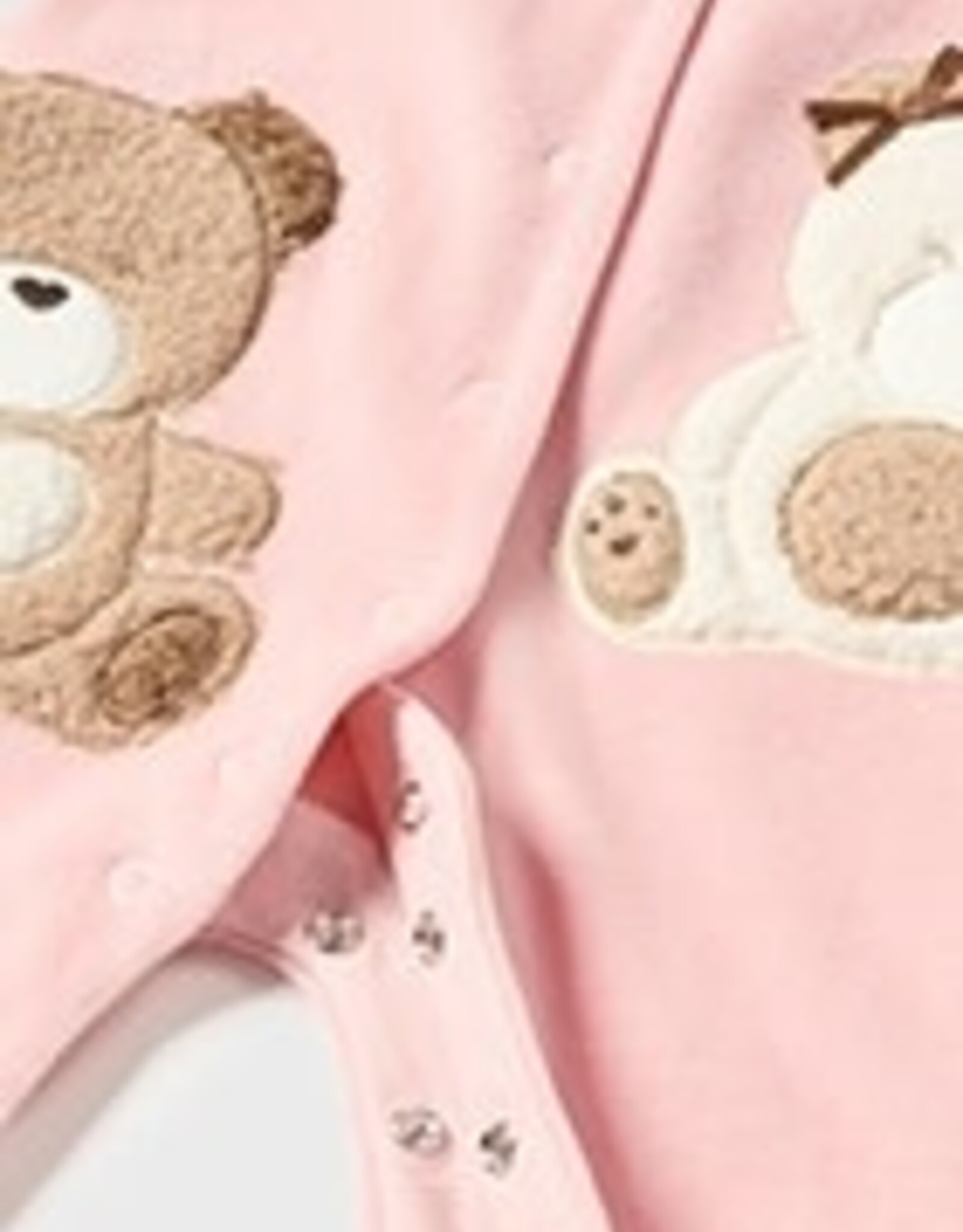 Mayoral Baby Rose Velour Bear Onesie