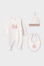 Mayoral Misty Pink Zoo 3 pc Gift Set