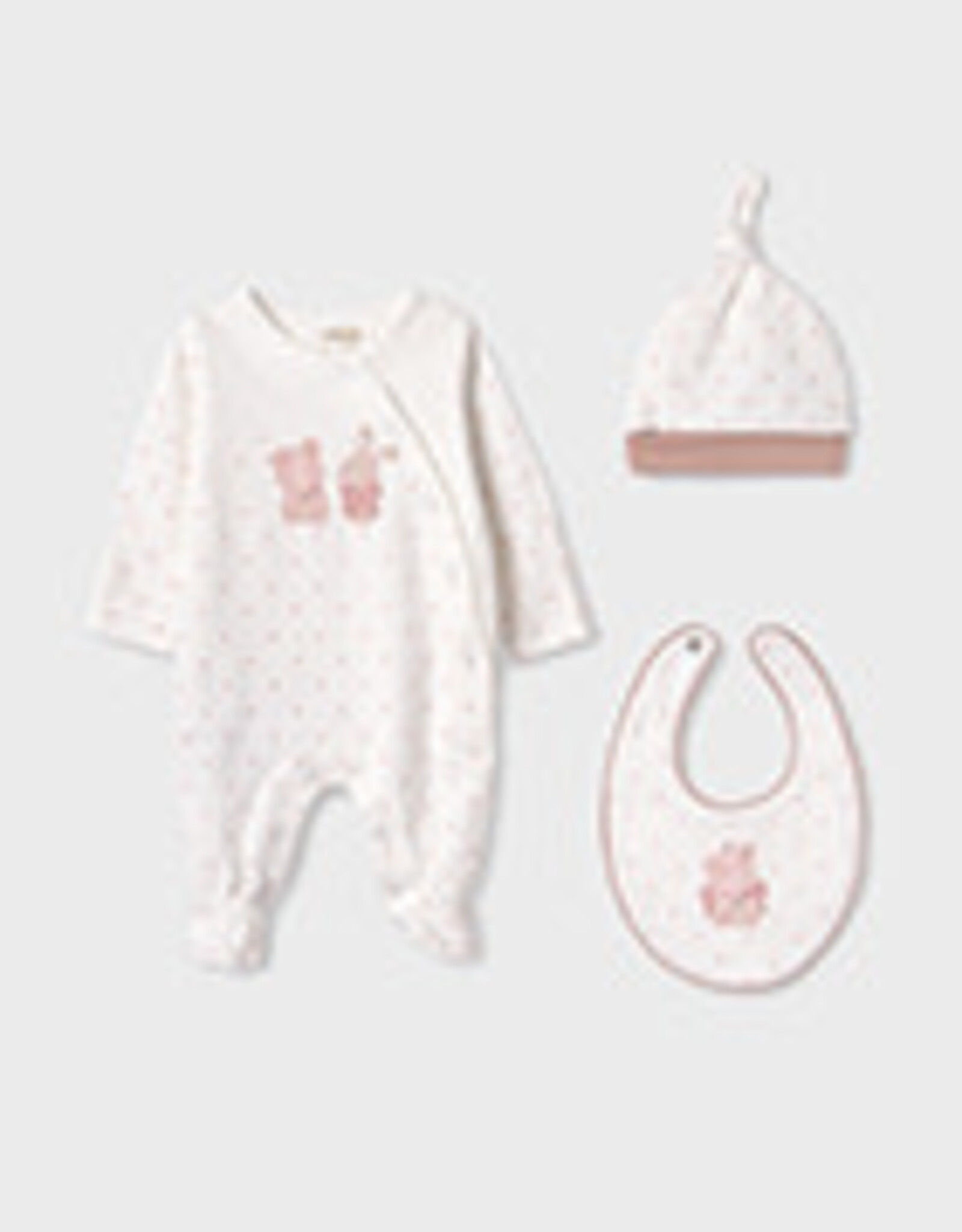 Mayoral Misty Pink Zoo 3 pc Gift Set