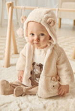 Mayoral Cotton Lined Baby Sweater w/Hood