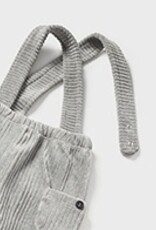 Mayoral Chalk Gray Footie Overall Set