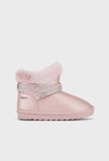 Mayoral Rose Metal Faux Fur Lined Boots
