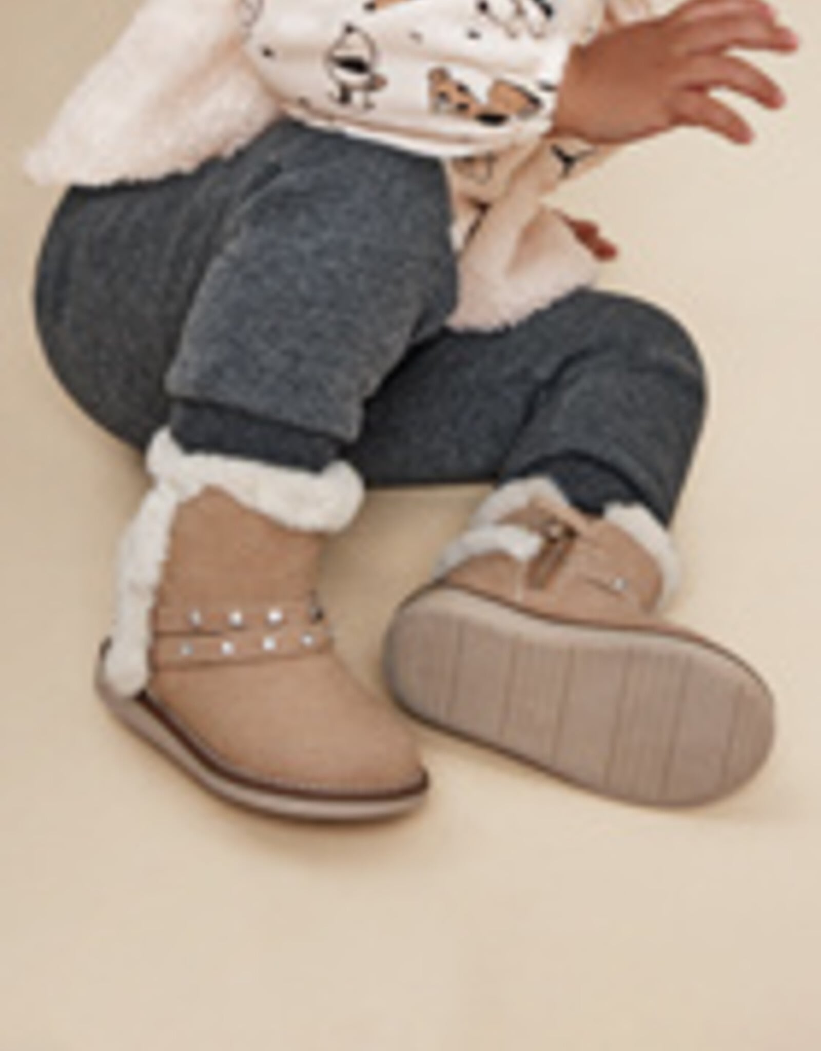Mayoral Mole Faux Fur Bootie