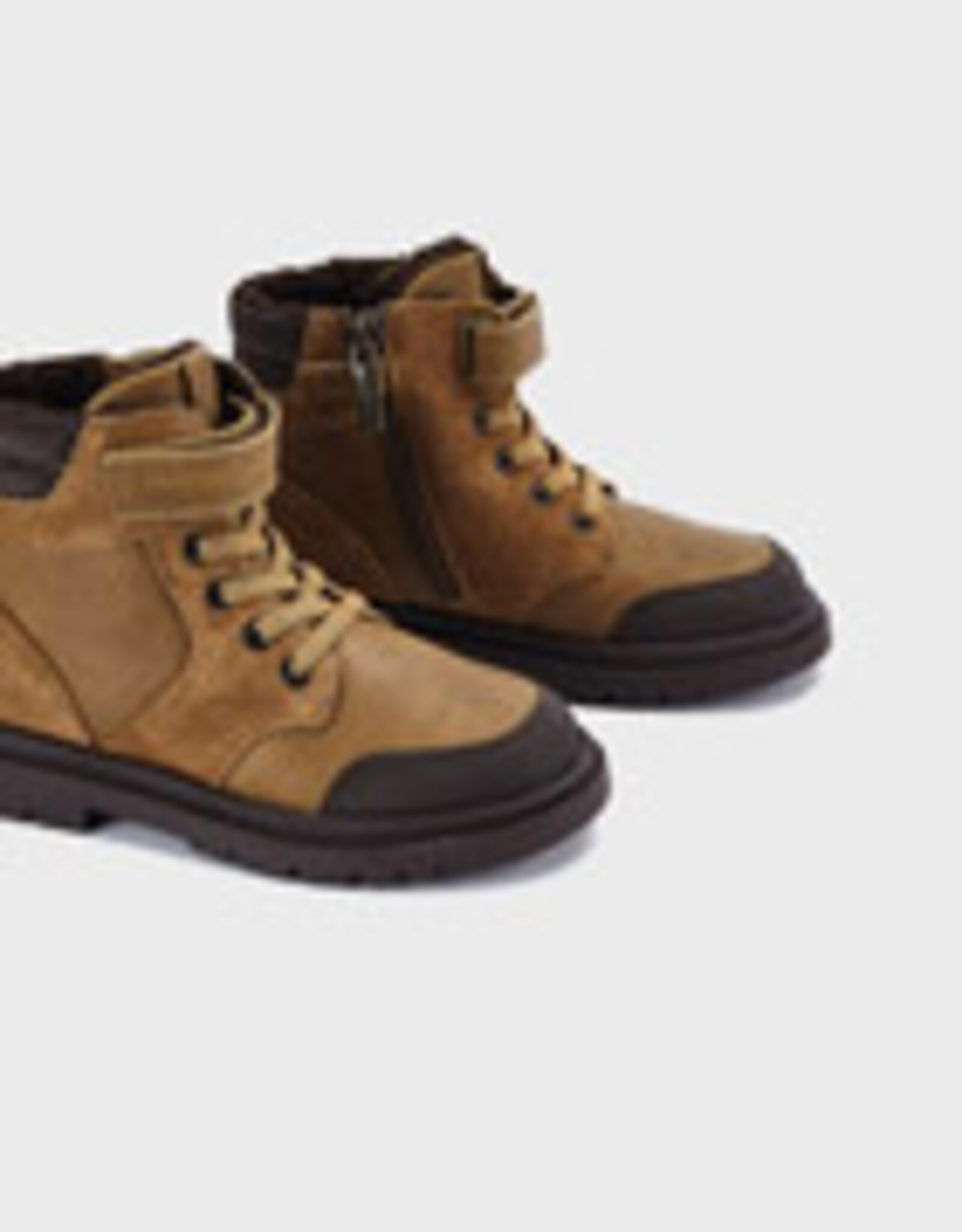 Mayoral Camel Hiking Boot w/Faux Fur Lining