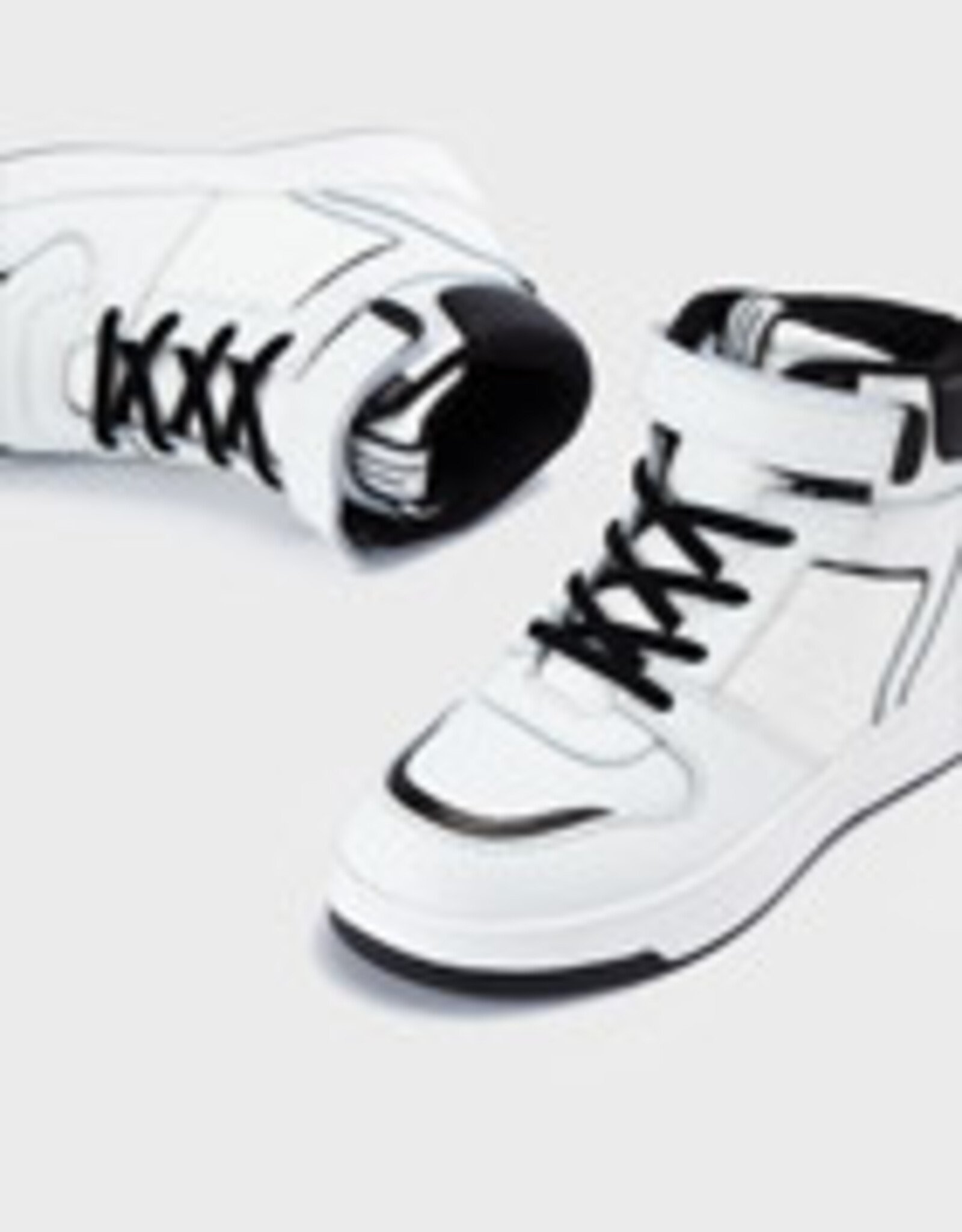 Mayoral White Sporty High Top Sneakers