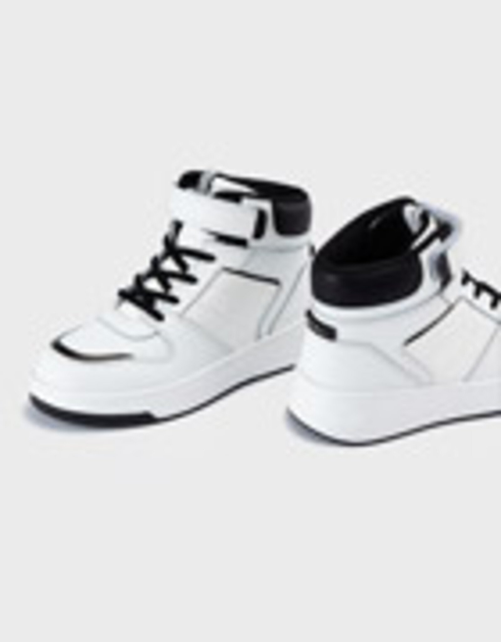 Mayoral White Sporty High Top Sneakers