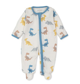 Kissy Kissy Dino Party Zip Footie