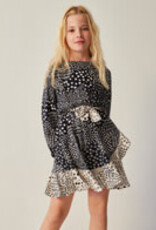 Mayoral Tween Black Print Dress