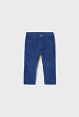 Mayoral Klein Blue Slim Fit Cord Trousers