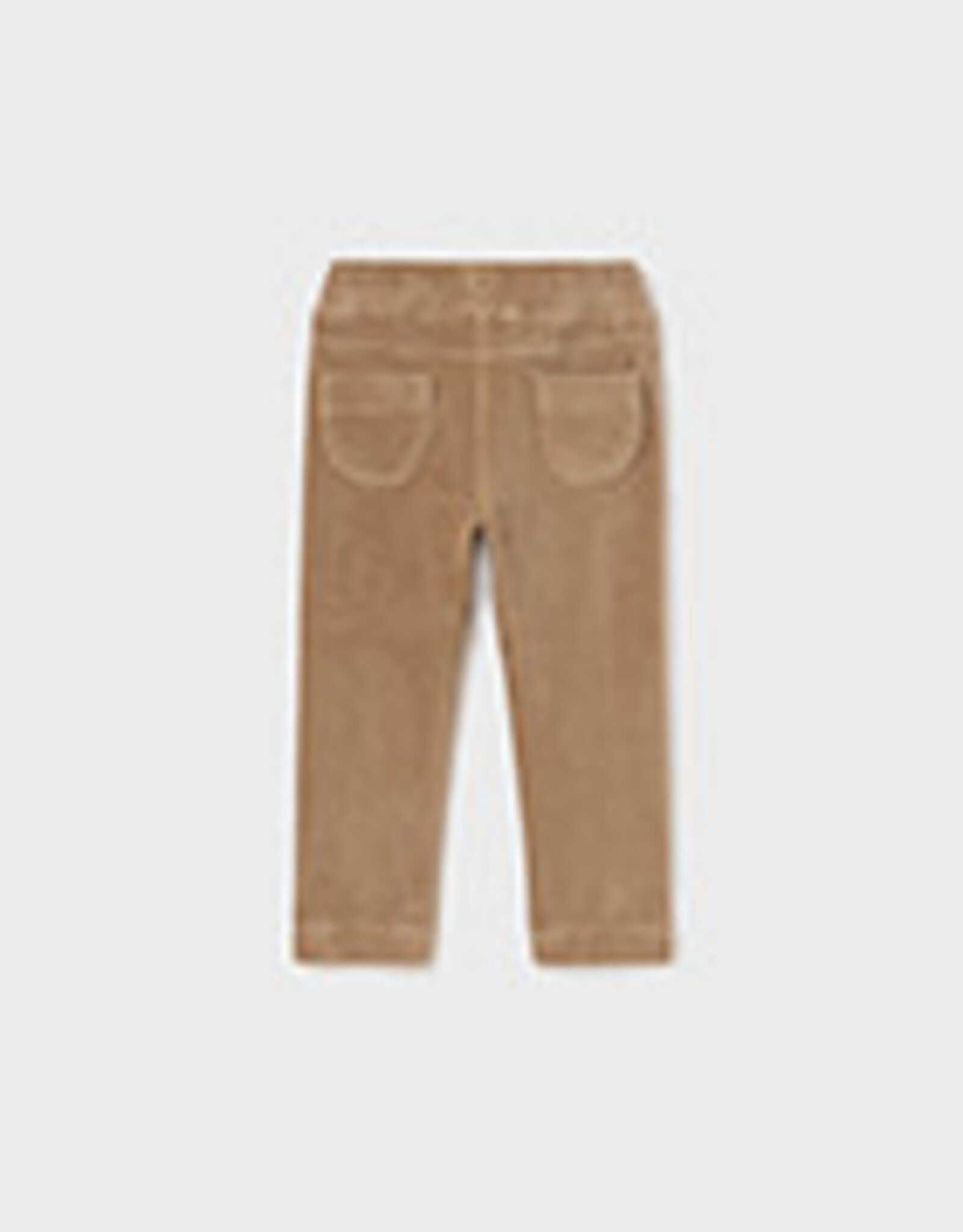 Mayoral Girls Camel Cord Knit Trouser