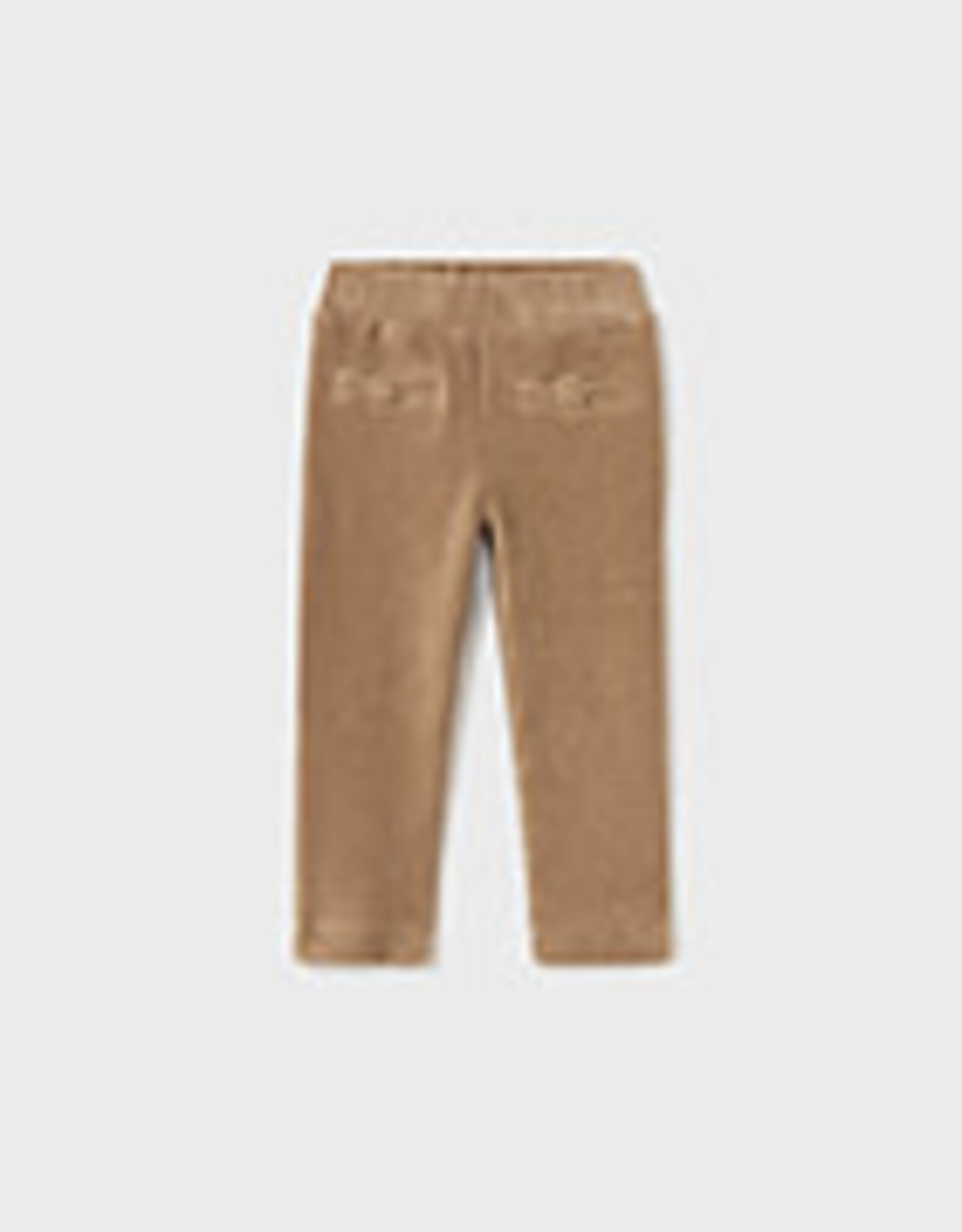 Mayoral Girls Camel Cord Knit Trouser